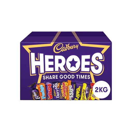 【2024 Flash Sale + Free Shipping】Cadbury Heroes Chocolate Bulk 2 KG Sharing Box