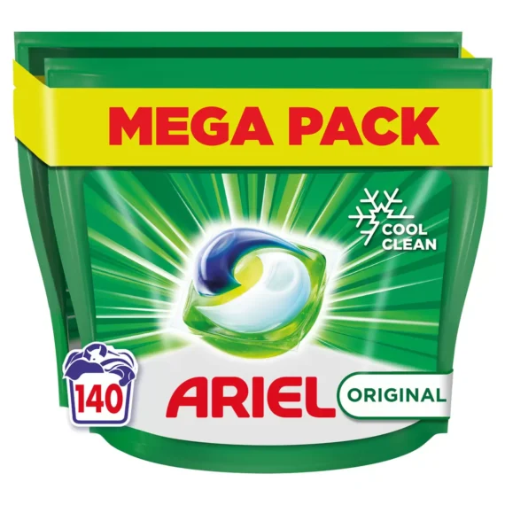 (Free Shipping)Ariel All in One Pods, 140 Wash