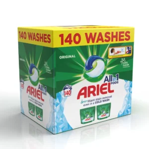 (Free Shipping)Ariel All in One Pods, 140 Wash