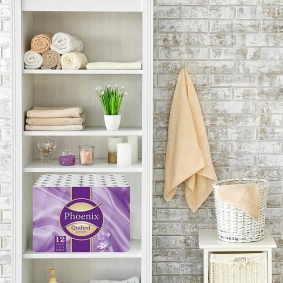 60 Roll Bulk Buy – Quilted 3 Ply LavenderFragranced Toilet Rolls