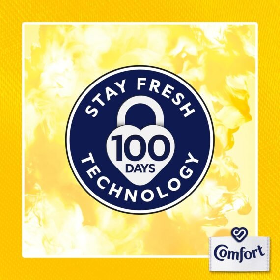 Comfort Sunshiny Days Fabric Conditioner with Stay Fresh technology for 100 days of freshness + fragrance* 160 wash 4800ml, Pack Of 1